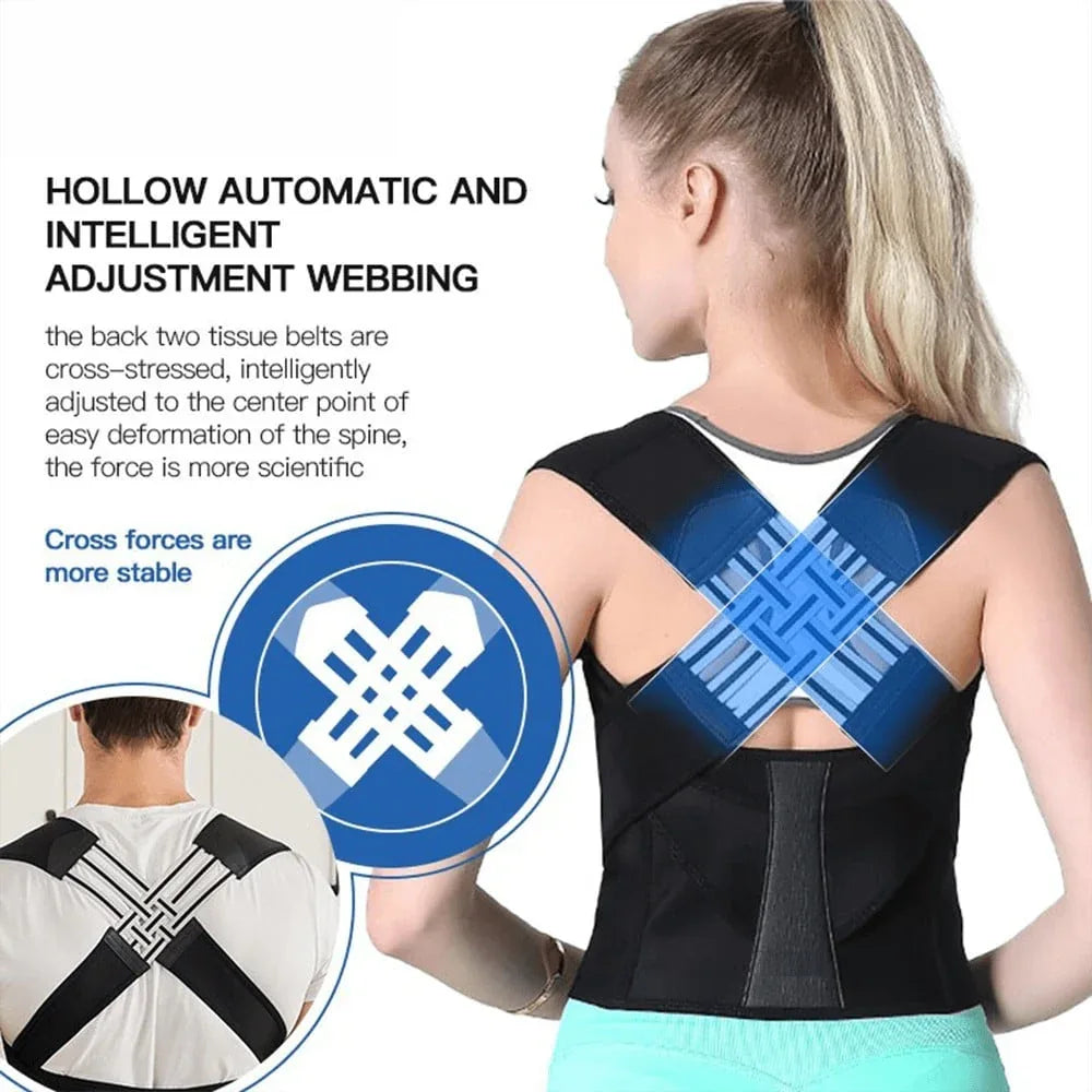 ADJUSTABLE BACK POSTURE BELT - Khareedlo.com.pk