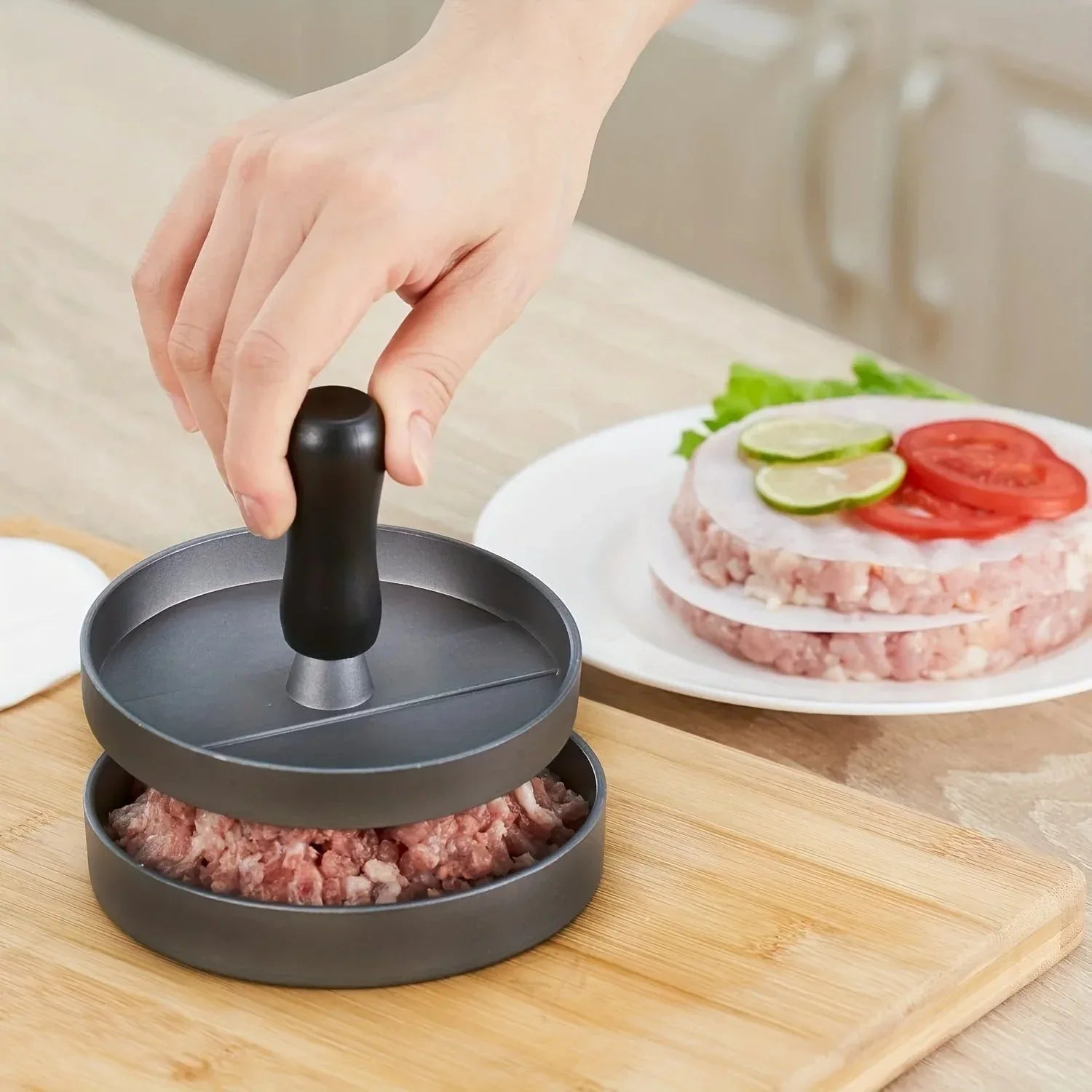 Aluminum Burger Maker Hamburg Press - Khareedlo.com.pk