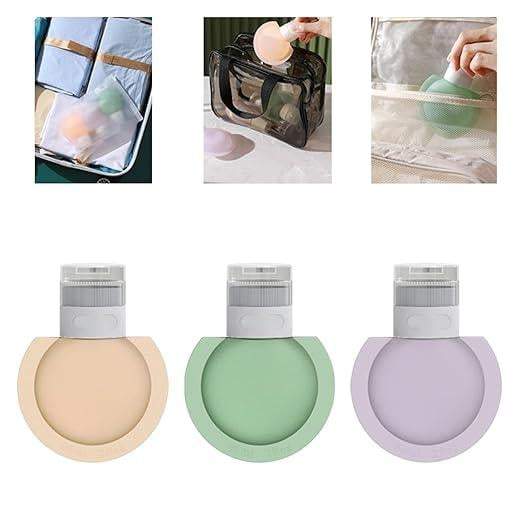 3 PCS TRAVEL BOTTLES FOR TOILETRIES - Khareedlo.com.pk