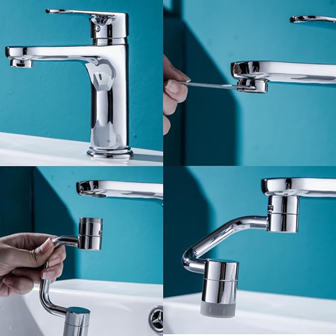 Rotating Faucet Extender Nozzle
