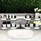 Bathroom Wall Mounted Storage Rack - Khareedlo.com.pk