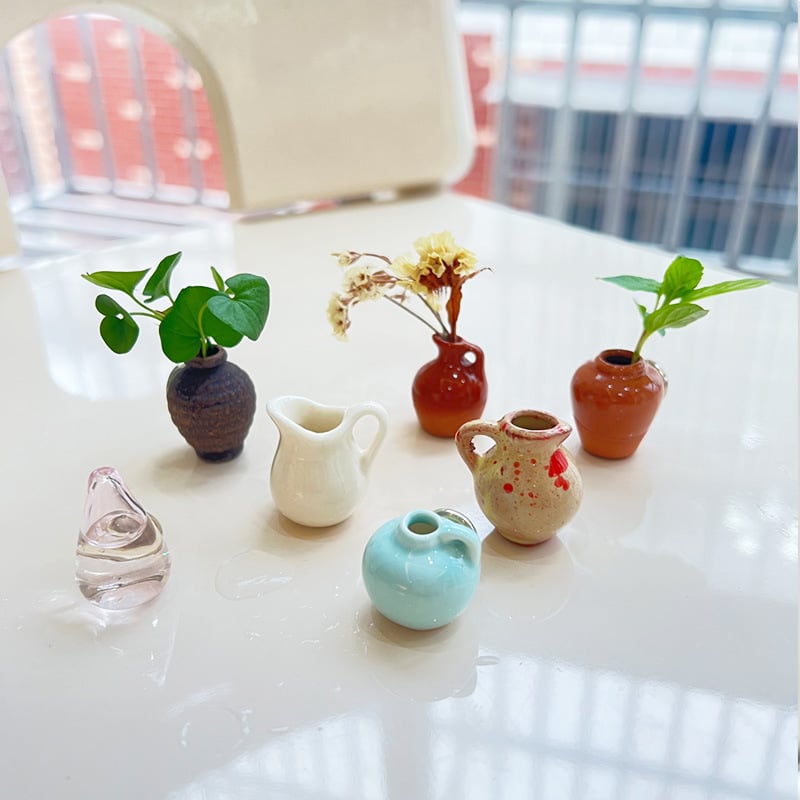 🌸Cute Plant Ceramic Vase Fridge Magnets
