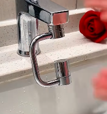 Rotating Faucet Extender Nozzle