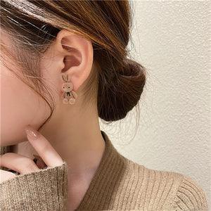 CUTE RABBIT EARRINGS (2 PAIR) - Khareedlo.com.pk
