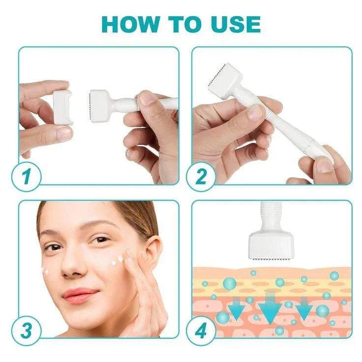 Derma Stamp 140A Micro Needling Tool For Hair, Skin And Acne - Khareedlo.com.pk