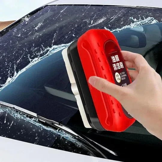 Automotive Oil Film Cleaning Brush To Improve Clarity And Visibility Of Car Glass - Khareedlo.com.pk