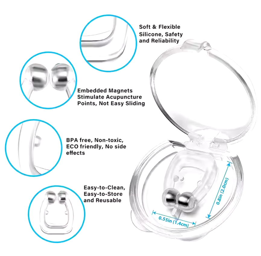 Magnetic Nose Anti Snore Device(PACK OF 3)
