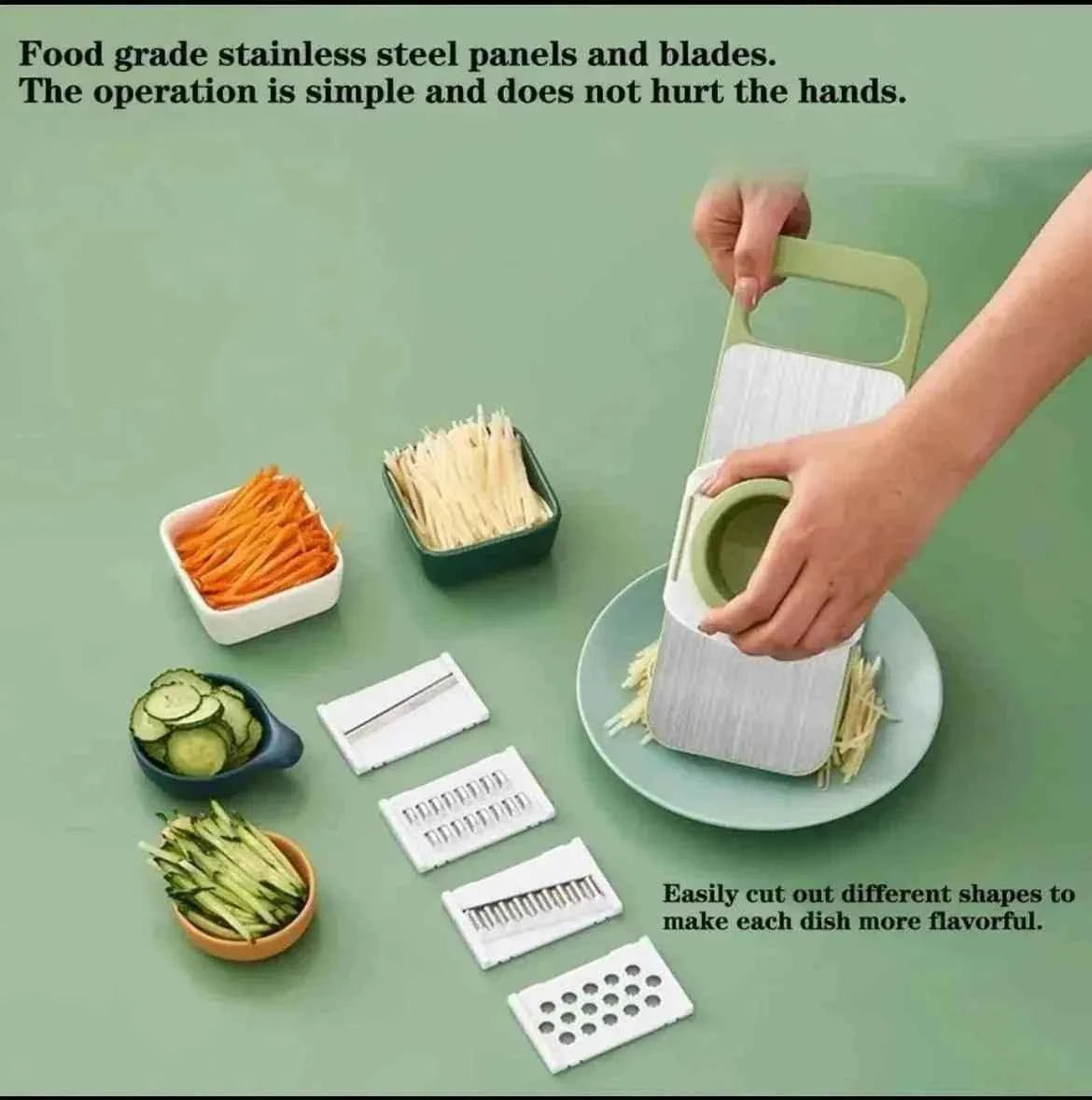 5 in 1 Vegetable Cutter Multifunctional grater and cutter