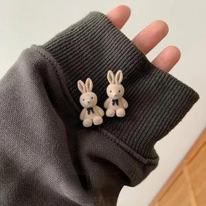 CUTE RABBIT EARRINGS (2 PAIR) - Khareedlo.com.pk
