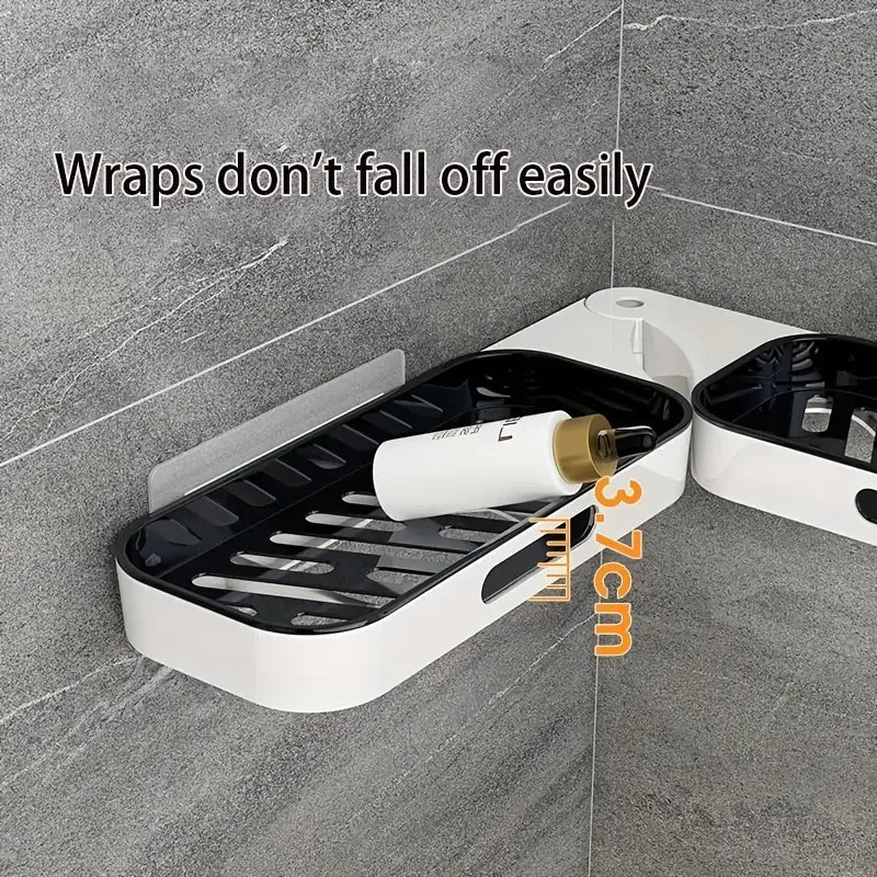 Bathroom Wall Mounted Storage Rack - Khareedlo.com.pk