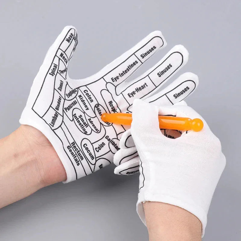 Gloves Hand Reflexology Tools - Khareedlo.com.pk