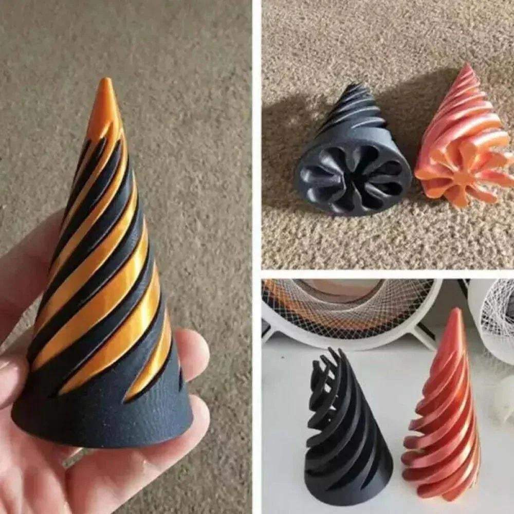 3d Printing Spiral Cone Fingertip Toys(PACK OF 2) - Khareedlo.com.pk