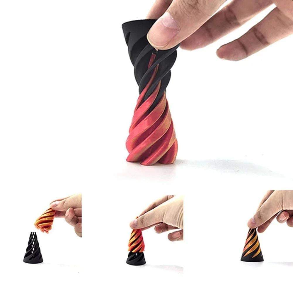 3d Printing Spiral Cone Fingertip Toys(PACK OF 2) - Khareedlo.com.pk