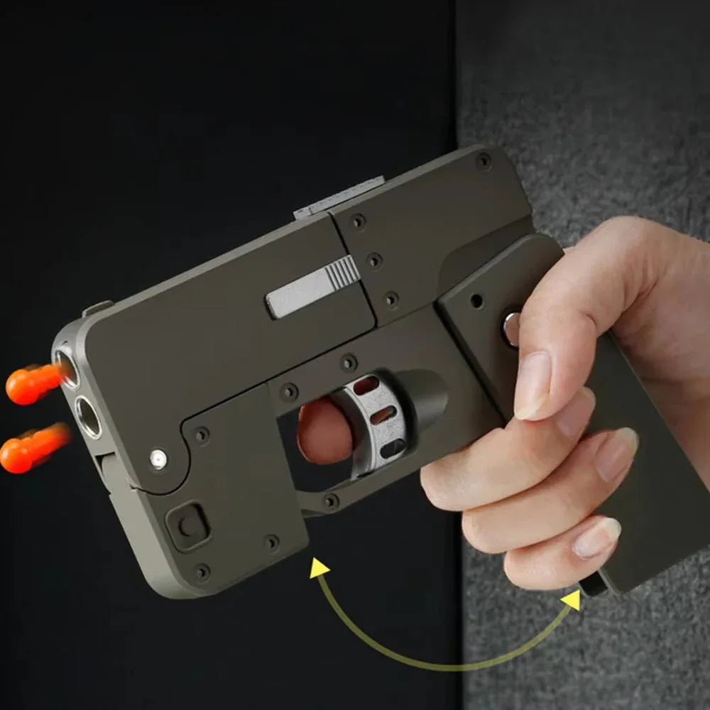 iPhone Folding Gun Soft Bullet Toy - Khareedlo.com.pk