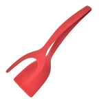 2 in 1 Grip and Flip Spatula Tongs - Khareedlo.com.pk