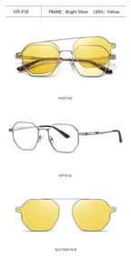 2 in 1 Polarized Magnetic Clips Optical Glasses ( Aluminum Body ) - Khareedlo.com.pk