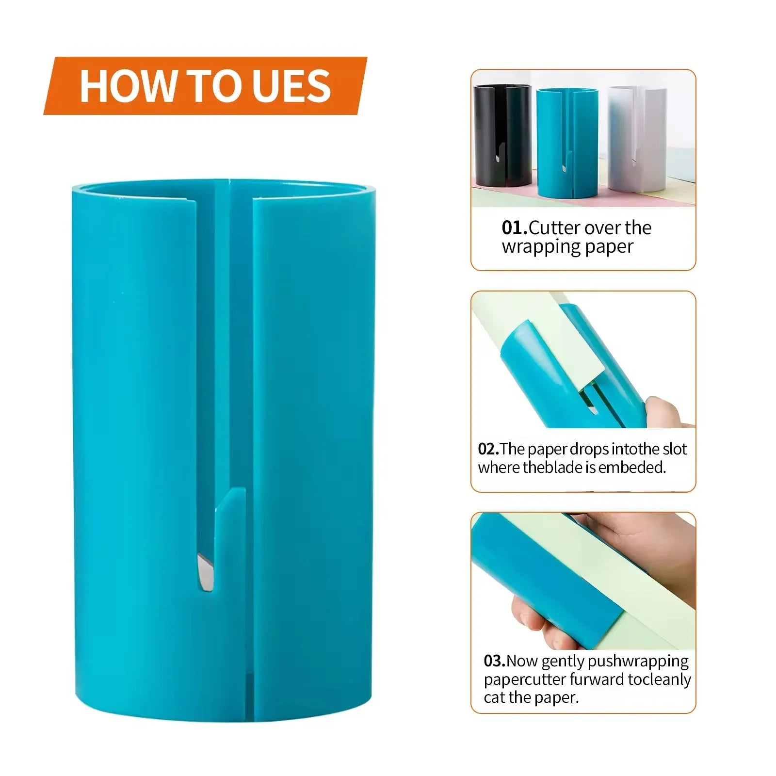 Art Sliding Birthday Wrapping Paper Cutter - Khareedlo.com.pk