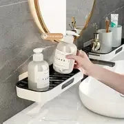 Bathroom Wall Mounted Storage Rack - Khareedlo.com.pk
