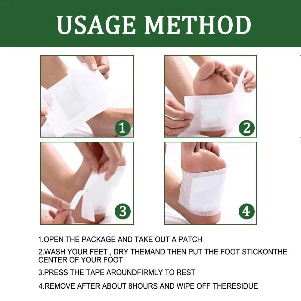 Detox Foot Patch Improve Sleep Relieve Stress Foot Health Care(PACK OF 2) - Khareedlo.com.pk