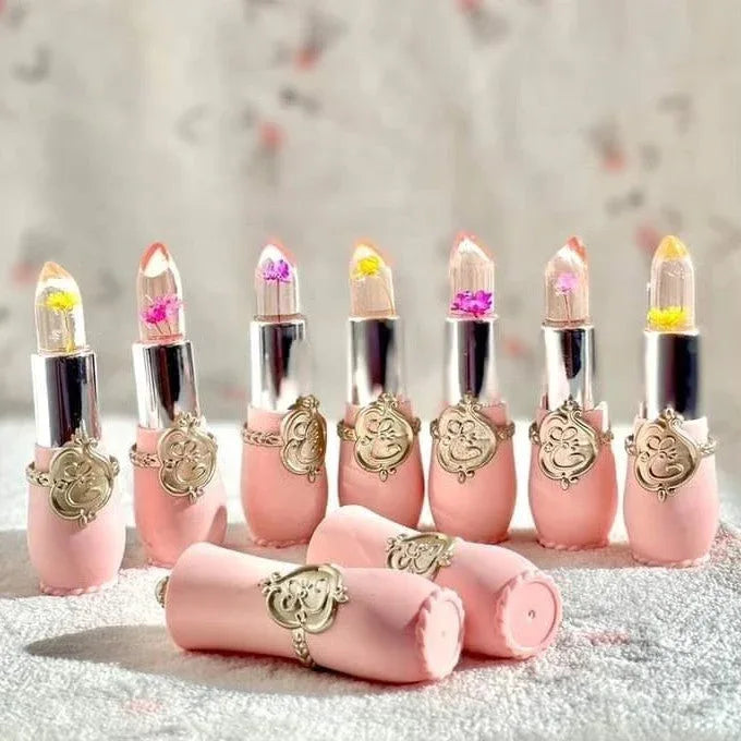 CRYSTAL FLOWER JELLY LIPSTICK - Khareedlo.com.pk